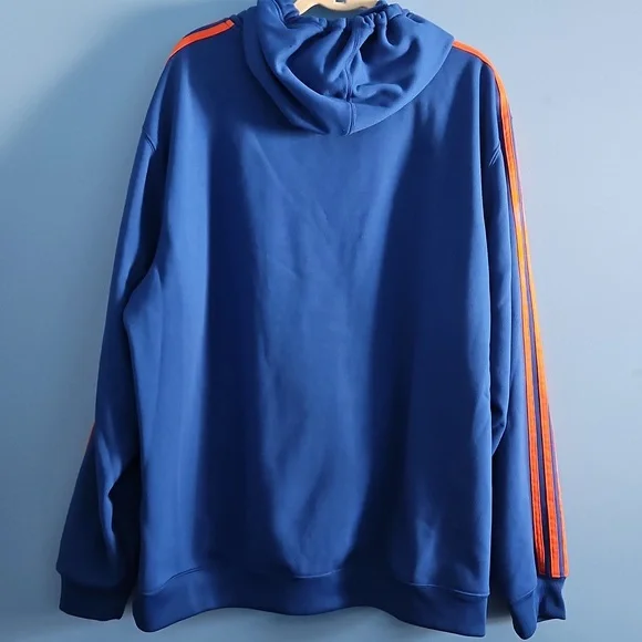 Adidas Blue and Orange Knicks Hoodie - Picture 7 of 10